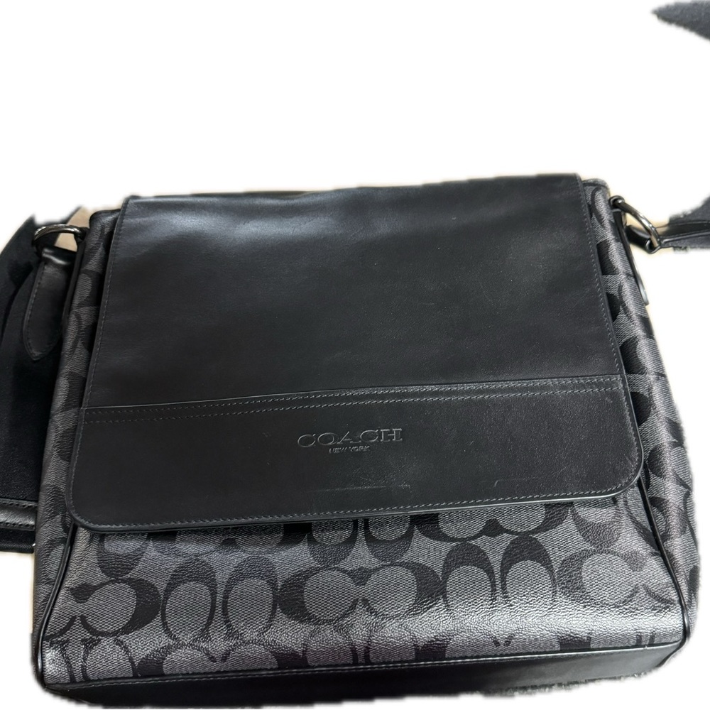 Authentic Coach Houston Map bag
